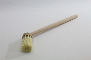 Preview: Anstreichbürste 45 mm rund mit Schrägstiel / Fibre